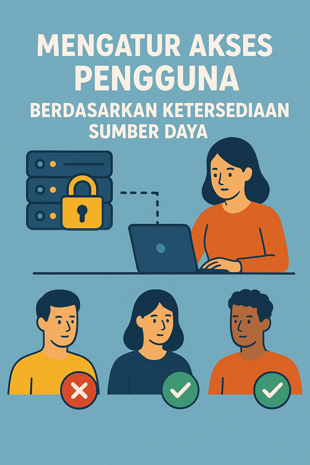 Mengatur Akses Pengguna Berdasarkan Ketersediaan Sumber Daya